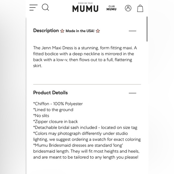 Jenn maxi dress from show me your mumu size large but hemmed steel blue chiffon - Picture 11 of 13